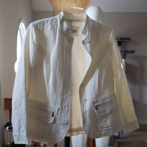 Cream embroider jacket